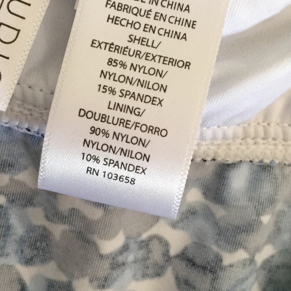 Halter style ruffle trimmed tankini top - Picture 4 of 4